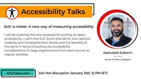 Accessibility Talks January