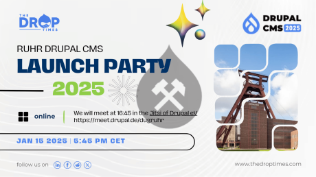 Drupal CMS Launch Party Ruhr Online