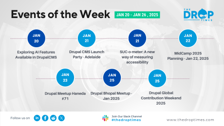 Drupal Events of the Week: Jan 20 - Jan  26, 2025