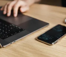 Laptop and mobile