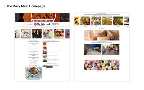 The Daily Meal homepage