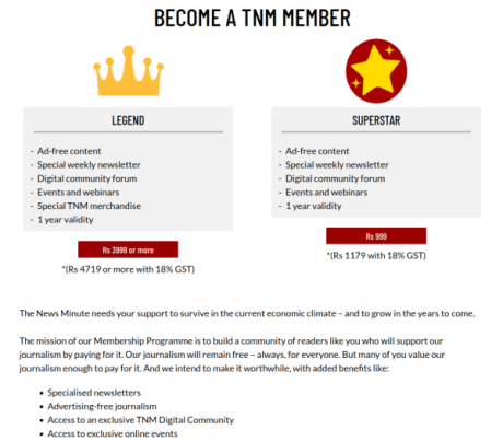TNM membership model