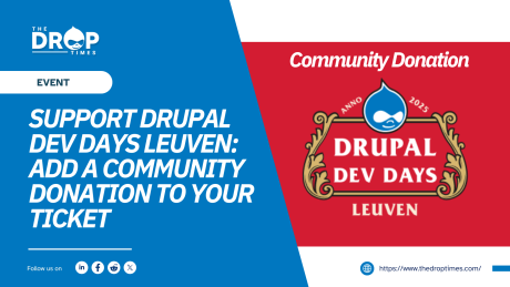 Support Drupal Dev Days Leuven: Add a Community Donation to Your Ticket