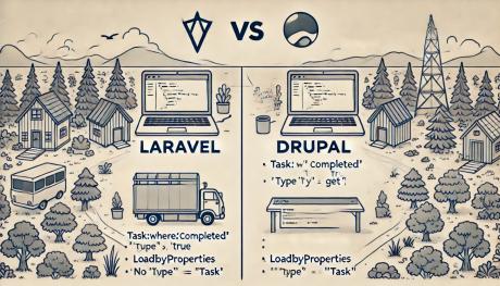 Comparing Laravel Eloquent and Drupal Entity API for Content Management