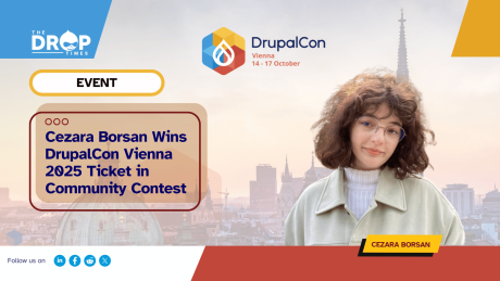 Cezara Borsan Wins DrupalCon Vienna 2025 Ticket in  Community Contest