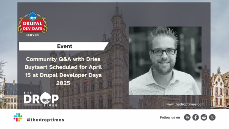 Community Q&A with Dries Buytaert Scheduled for April 15 at Drupal Developer Days 2025