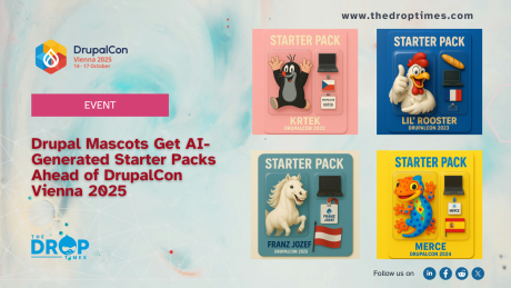 Drupal Mascots Get AI-Generated Starter Packs Ahead of DrupalCon Vienna 2025