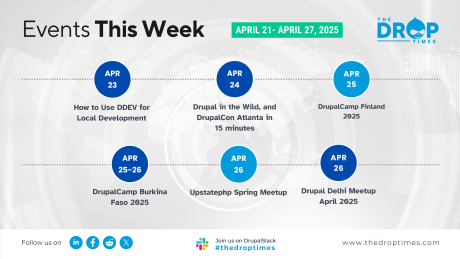 Upcoming Drupal Events This Week (April 21–27, 2025)