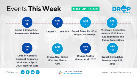 Drupal Events This Week: Webinars, Meetups, and Community Sessions