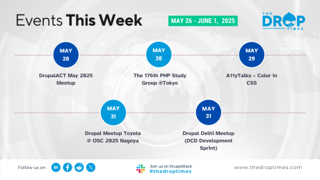 Drupal Events This Week (May 26–June 1, 2025): Meetups, Talks & Community Sprints