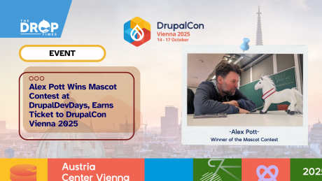 Alex Pott Wins Mascot Contest at DrupalDevDays, Earns Ticket to DrupalCon Vienna 2025