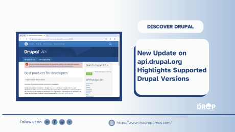 New Update on api.drupal.org Highlights Supported Drupal Versions