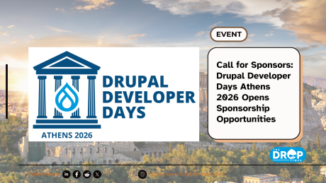 Call for Sponsors: Drupal Developer Days Athens 2026 Opens Sponsorship Opportunities