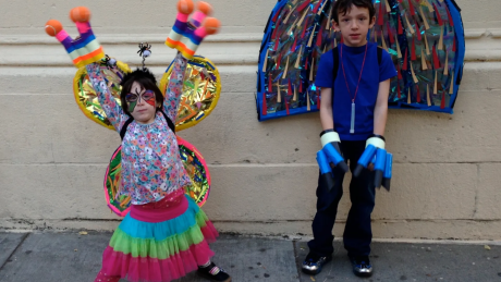 Children dressed up