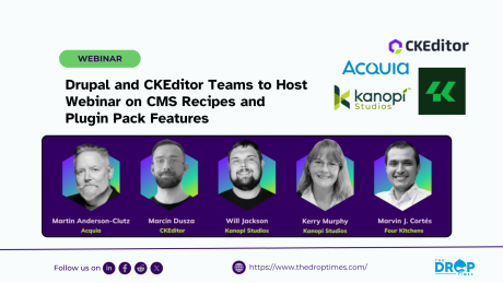 Drupal and CKEditor Teams to Host Webinar on CMS Recipes and Plugin Pack Features