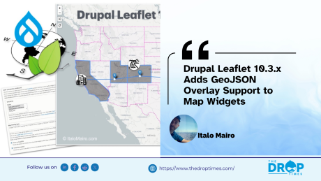 Drupal Leaflet 10.3.x Adds GeoJSON Overlay Support to Map Widgets