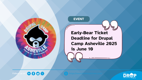 Early-Bear Ticket Deadline for Drupal Camp Asheville 2025 is June 10