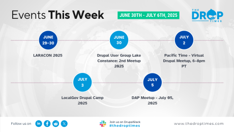 Upcoming Drupal Events This Week (June 30 – July 6, 2025)