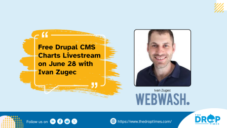 Free Drupal CMS Charts Livestream on June 28 with Ivan Zugec
