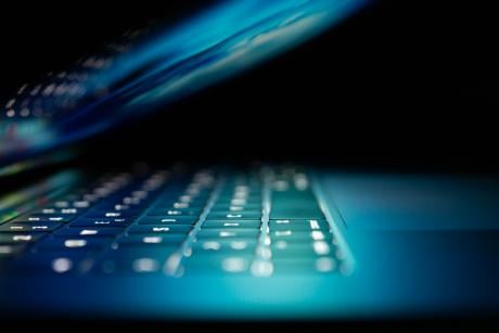 close up photo of a computer