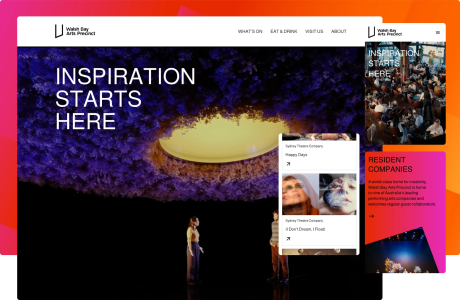 Walsh Bay Arts Precinct homepage