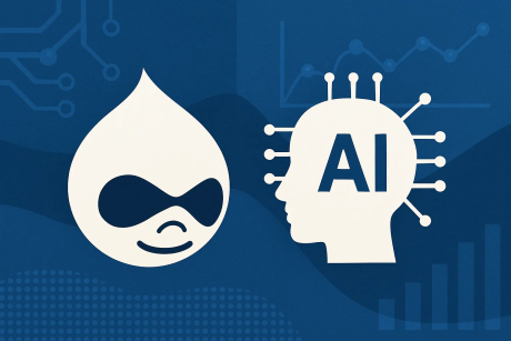 Drupal logo and AI