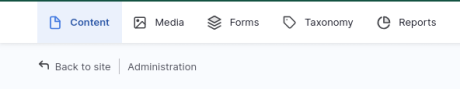Drupal Editor Menu