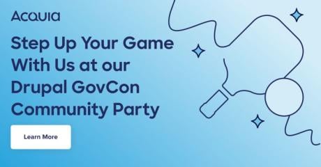 Acquia presents: Step Up Your Game Community Party!