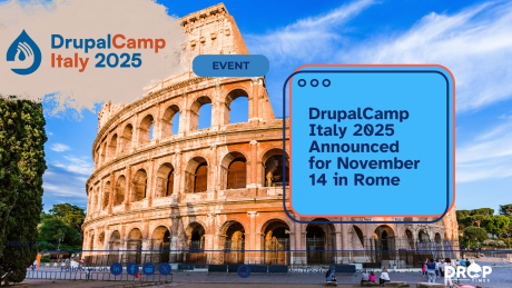 DrupalCamp Italy 2025 Announced for November 14 in Rome