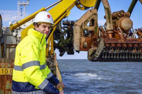 A ship worker