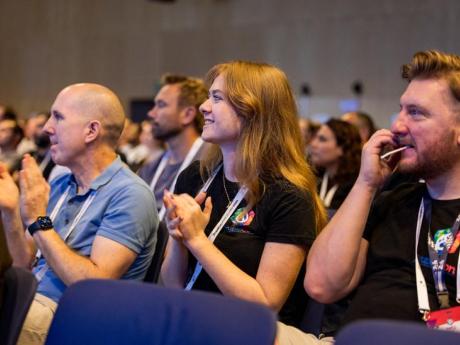Delegates attending a Drupal Event