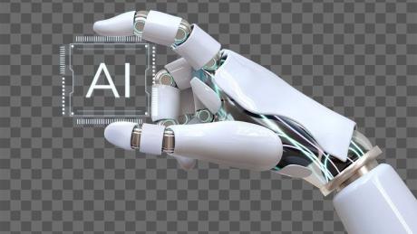 AI in a robotic hand
