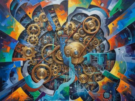 innards of machine