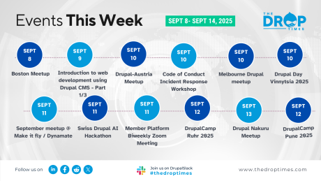 Drupal Events for the Week: Sept 8 - Sept 14, 2025