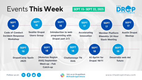 Drupal Events for the Week: Sept 15 - 22, 2025