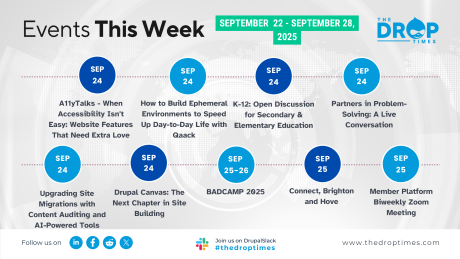 This Week in Drupal: Events from September 22–28, 2025