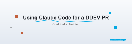 Using Claude Code for a DDEV PR