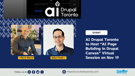 AI Drupal Toronto to Host “AI Page Building in Drupal Canvas” Virtual Session on Nov 19