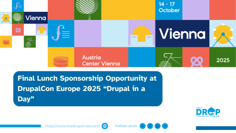 Final Lunch Sponsorship Opportunity at DrupalCon Europe 2025 “Drupal in a Day”