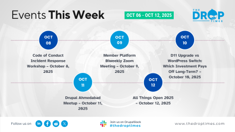 Drupal Events Happening October 6–12, 2025