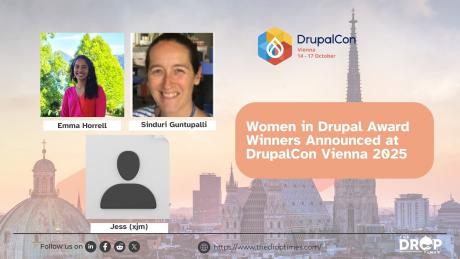 Women in Drupal Award Winners Announced at DrupalCon Vienna 2025
