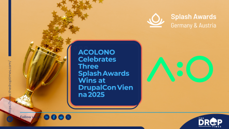 ACOLONO Celebrates Three Splash Awards Wins at DrupalCon Vienna 2025