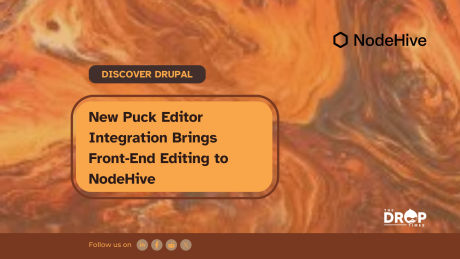 New Puck Editor  Integration Brings  Front‑End Editing to NodeHive