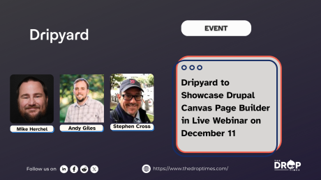 Dripyard to Showcase Drupal Canvas Page Builder in Live Webinar on December 11