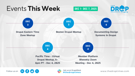 Drupal Meetups Happening This Week: 1 to 7 December 2025