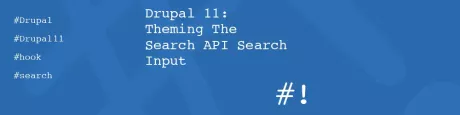 Drupal 11: Theming The Search API Search Input