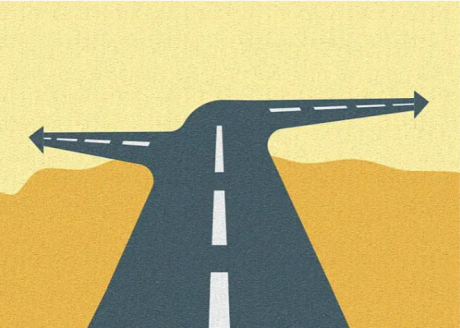A road diverging in two