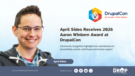 April Sides Receives 2026 Aaron Winborn Award at DrupalCon