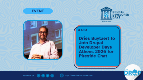 Dries Buytaert to Join Drupal Developer Days Athens 2026 for Fireside Chat
