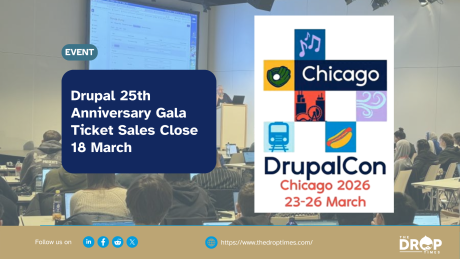 Drupal 25th Anniversary Gala Ticket Sales Close 18 March